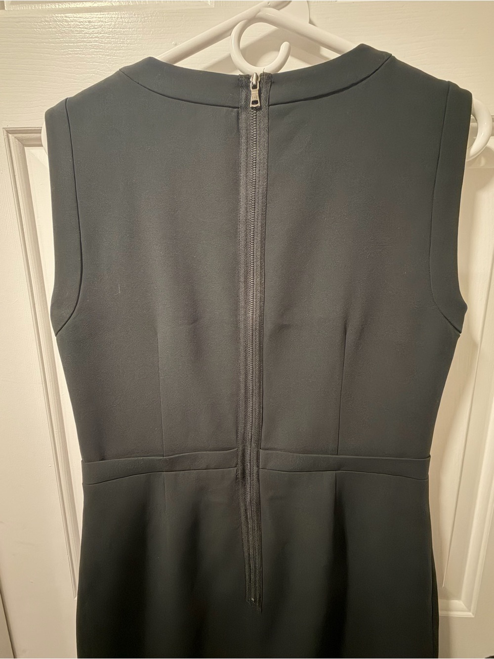 BCBGMaxAzria Black Cocktail Sheath Dress with Lace Mesh Keyhole Detailing - 10 - Picture 3 of 9